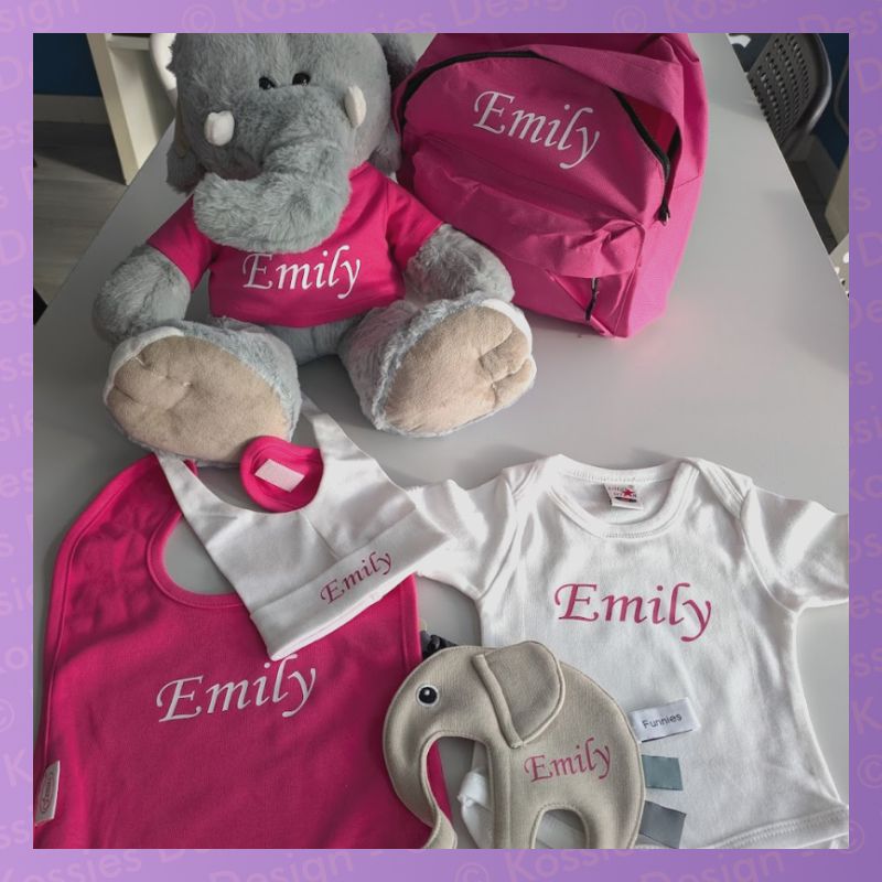 Knuffelset roze
